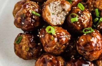 Hoisin Glazed Meatballs