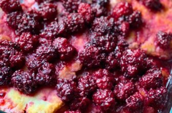 Previous-Customary Blackberry Deep Dish Cobbler